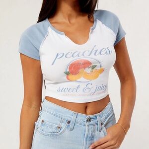 PacSun Peaches Raglan